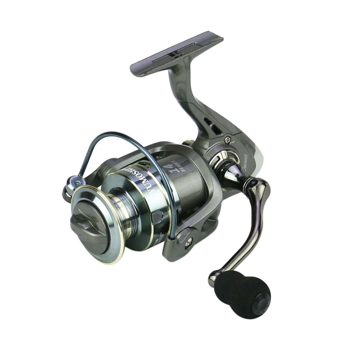 Carrete Giratorio Metal Rockers – 22 lb arrastre 5.2:1 agua dulce - imagen 3