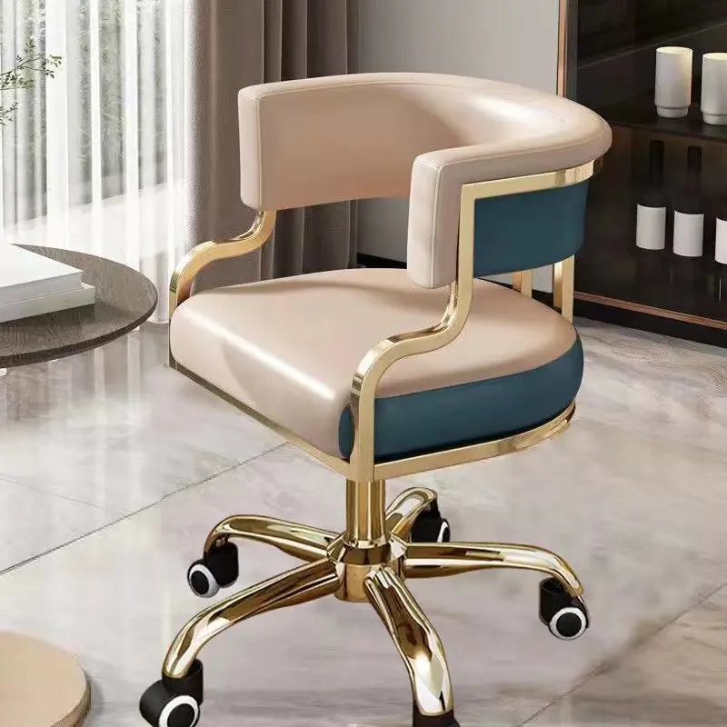 360 degree rolling rotating styling barber chair lounge ergonomic beauty salon barber chair chamfered hair Cadeira salon