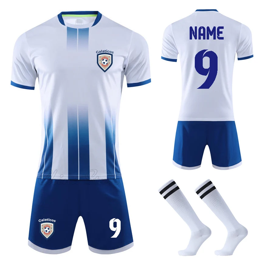 Custom Men Kids Soccer Jerseys Suit Boys Football Uniforms Futebol Shirt Sets Soccer Kit Children Girls Sportswear Clothing