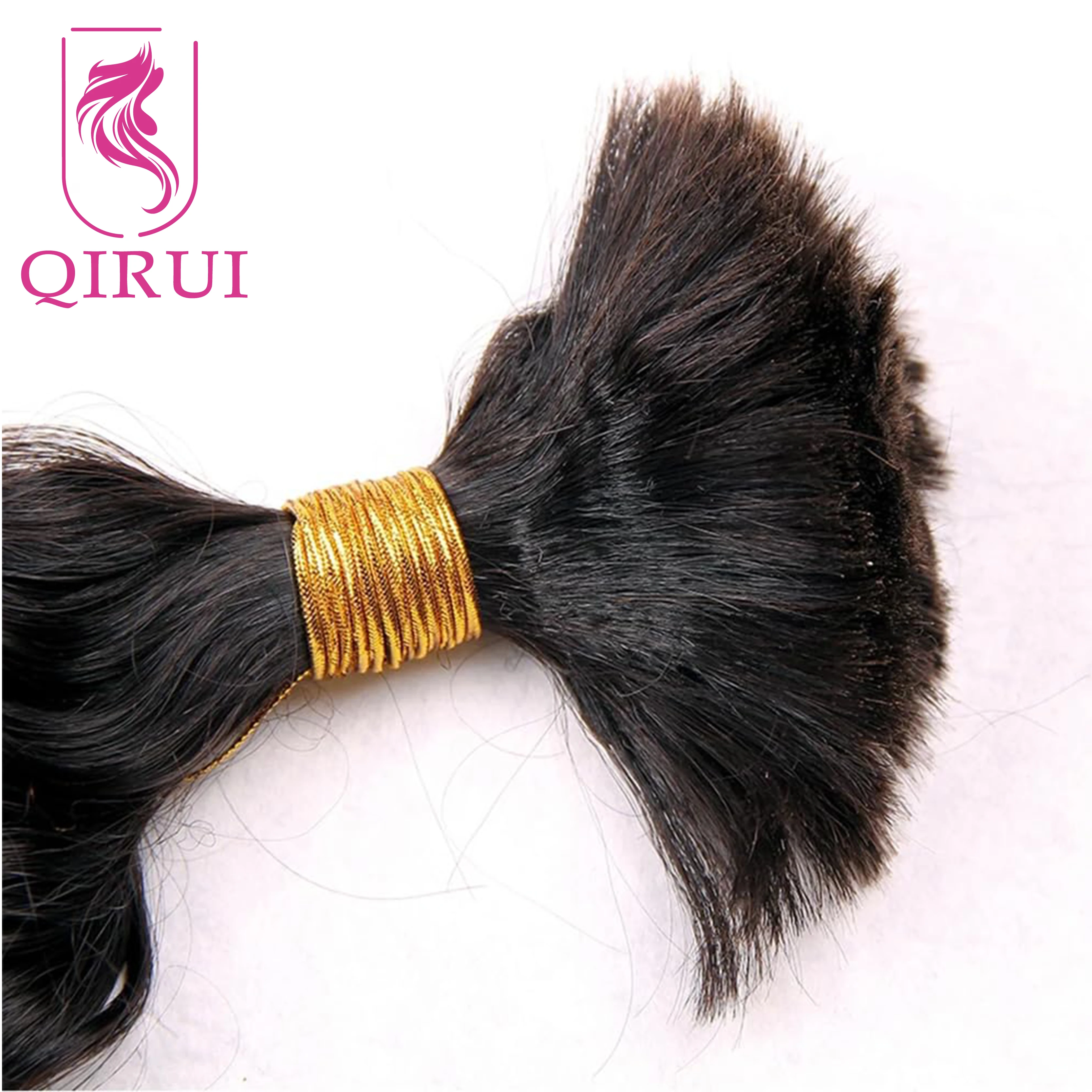 Brazilian Water Wave Hair Bulk For Women Wet and Wavy Human Hair Bulk For Braiding No Weft Braids Extensions Bundles 1/3Pcs/Lot