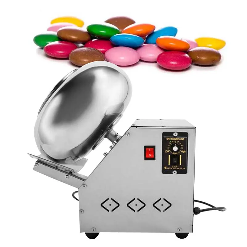 PBOBP Chocolate Ball Maker Chocolate Coating Machine Chocolate Icing Machine Polishing/Rounding/Coating/Drying Food Processor