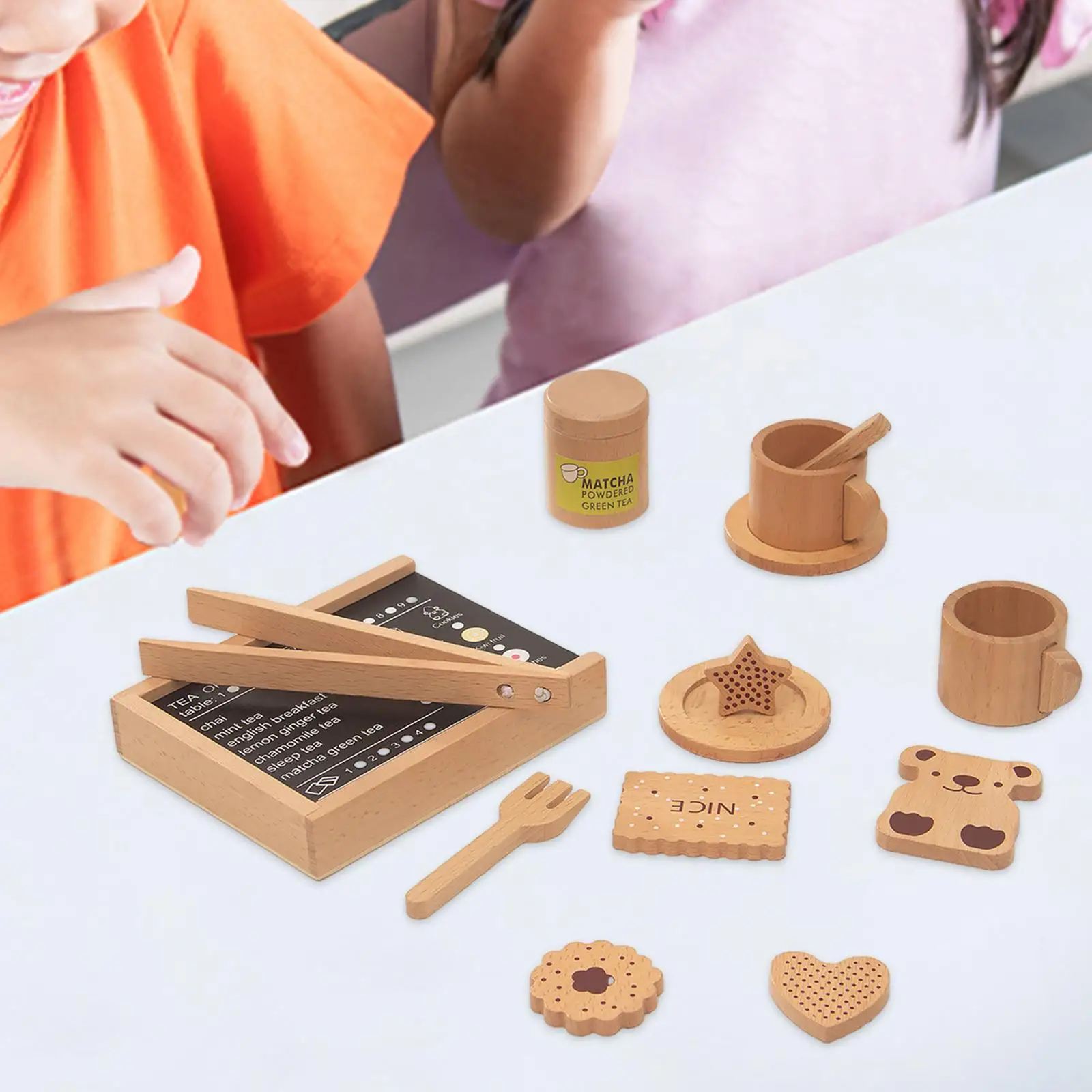 Juego de té, accesorios de cocina para regalos de Navidad, regalo de cumpleaños para niños y niñas