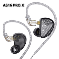 KZ AS16 PRO X 8BA IEMs HiFi In Ear Earphone 8 Balanced Armature Headset High Sound Quality Monitor Game Earphone
