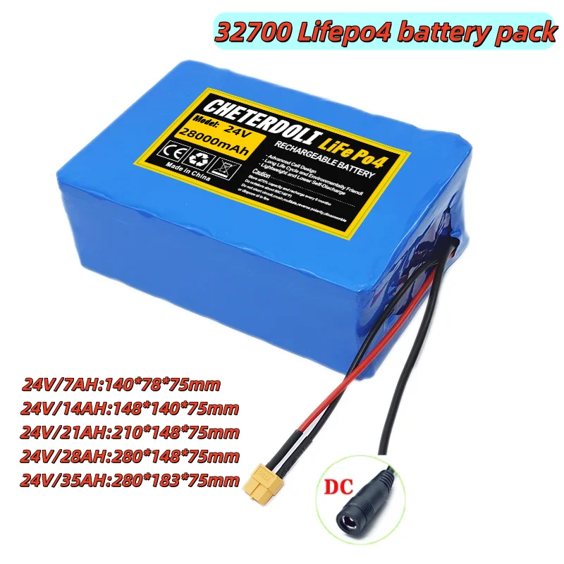 

НОВЫЙ Аккумуляторный блок LiFePO4 24В 7Ач 14Ач 21Ач 28Ач 35Ач 32700 с BMS для электросамокатов, инвалидных колясок, газонокосилок, электроинструментов