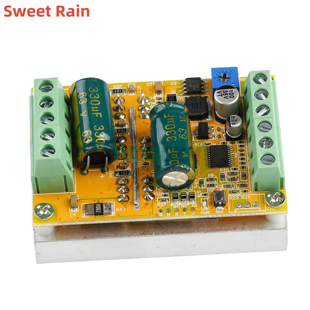 DC6.5-50V 380W BLDC Three Phase DC Brushless Motor Controller PWM Without Hall Sensor Hall Motor Control Driver Board Dropship