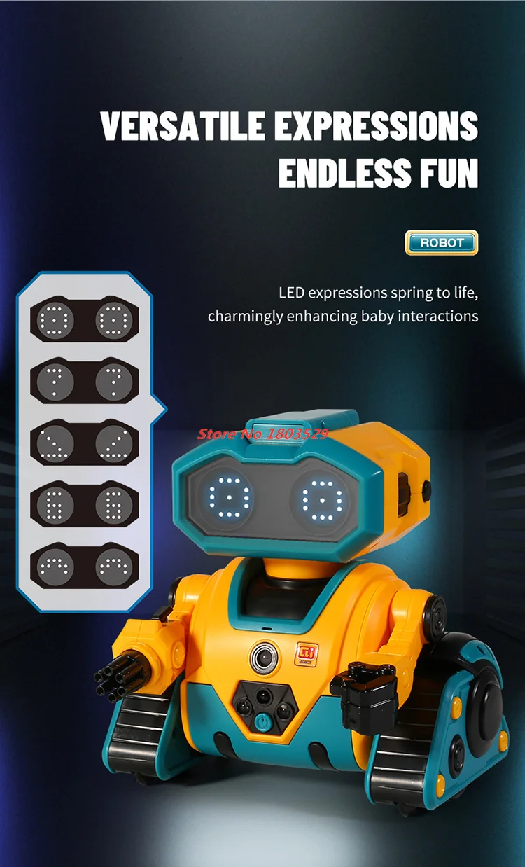 Remote Control Intelligent Smart Robot Interactive Robot Rc Smart Intelligent Induction Dance Music Robotic For Boys Gifts