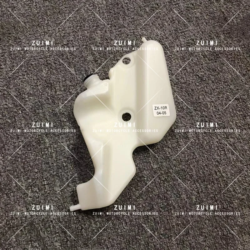 Radiator Coolant Overflow Bottle Tank Reservoir Fit For KAWASAKI ZX-10R 2004-2005 White