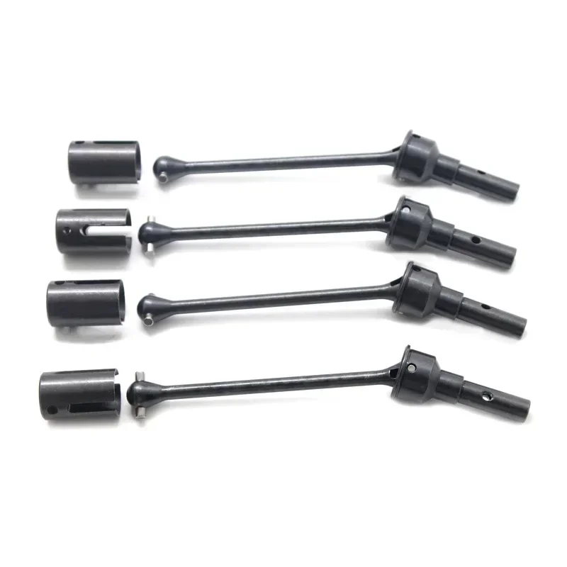 4Pcs Steel Front And Rear Extended Drive Shaft CVD With Shaft Cup For 1/10 Trxs MAXX Widemaxx RC Car Upgrades Parts