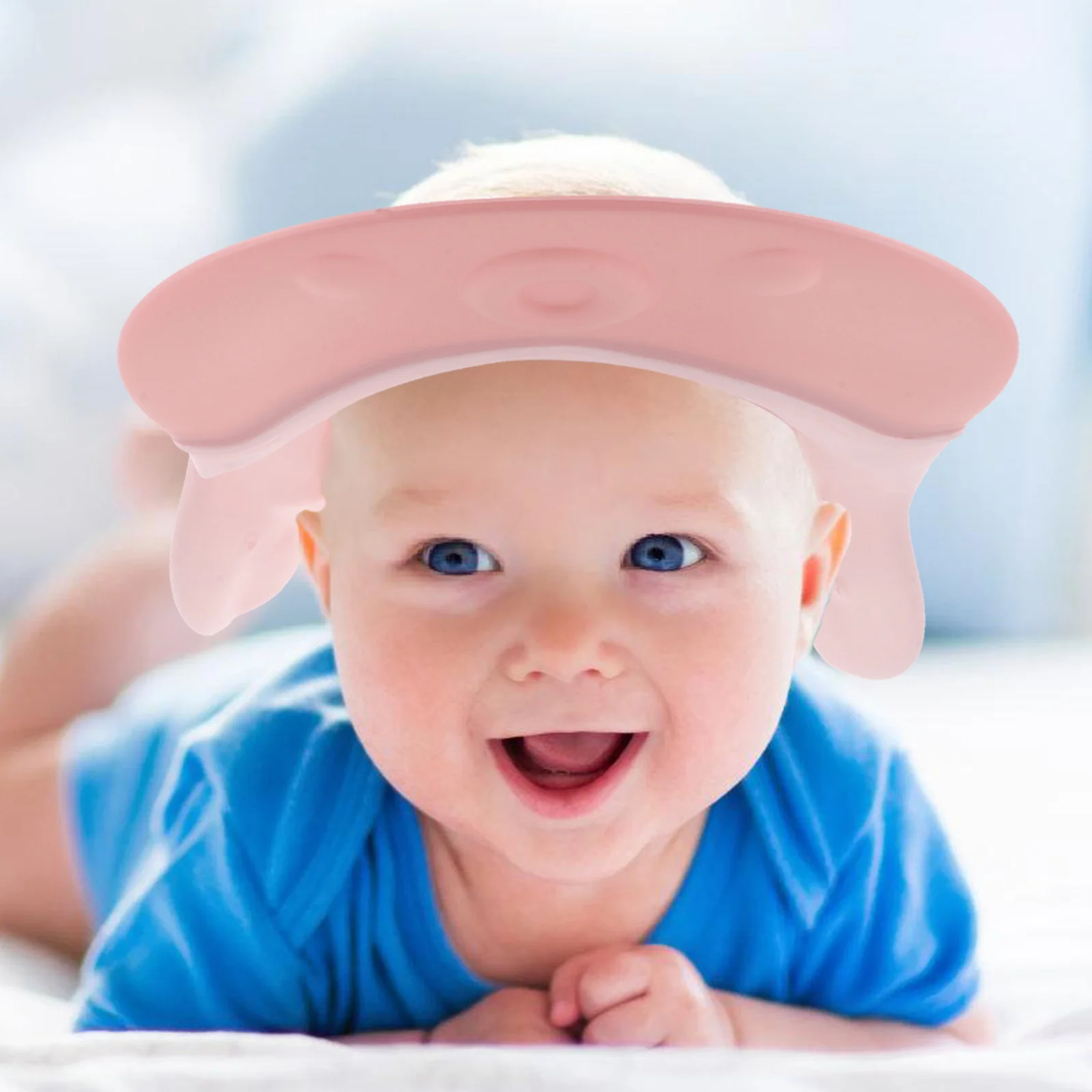 Cuffia per il lavaggio dei capelli per bambini, impermeabile, regolabile, per bagnetto, per shampoo, cappello protettivo, cuffia da doccia per neonati, accessori da bagno per bambini