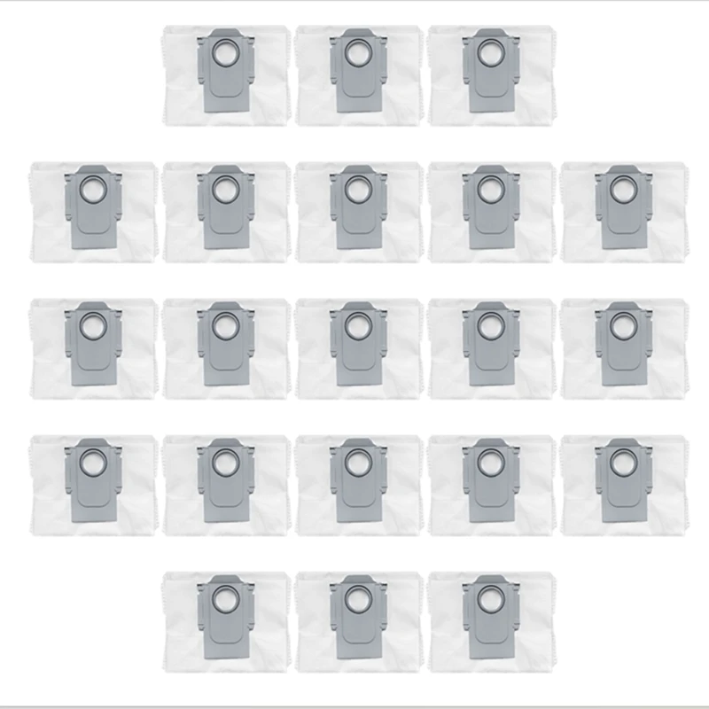 Promotion!21Pcs Dust Bag For Xiaomi Roborock S8 PLUS S8 Pro Ultra /S7 Maxv Ultra / Q5+ / Q7+ / T8 Robot Vacuum Cleaner Accessori