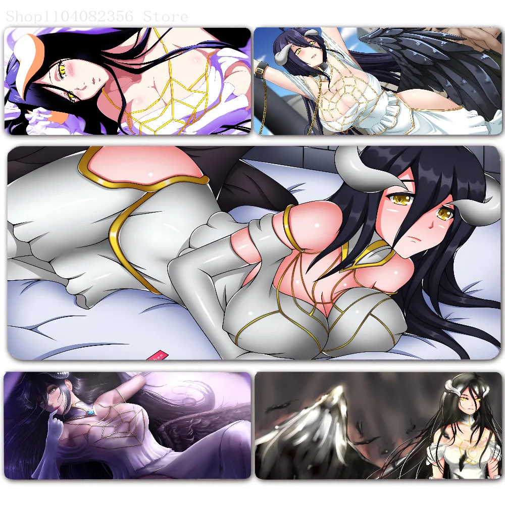 

Large Mouse Pad Gamer Albedo Anime Sexy Girls Rubber Mat Mausepad Gaming Laptops Pc Accessories Deskmat Mousepad Mats Keyboard