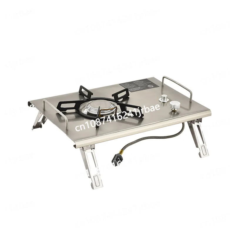 Portable Gas IGT Burner Table High power Camping Stove Table Frying Pan Butane Furnace flat Folding Gas Furnace