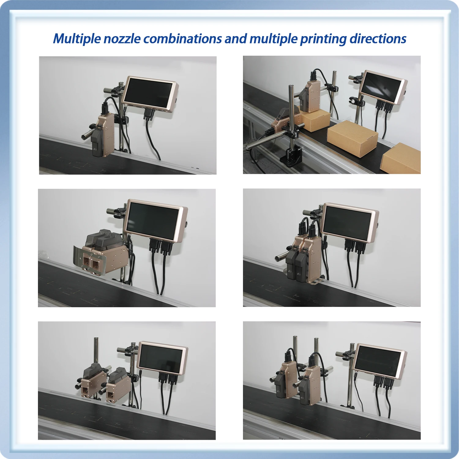 DCODE PRX1000 Stampante termica a getto d'inchiostro Schermo capacitivo da 6,5 pollici Stampante a getto d'inchiostro online Data di scadenza Testo Codice a barre Numero di lotto Coder