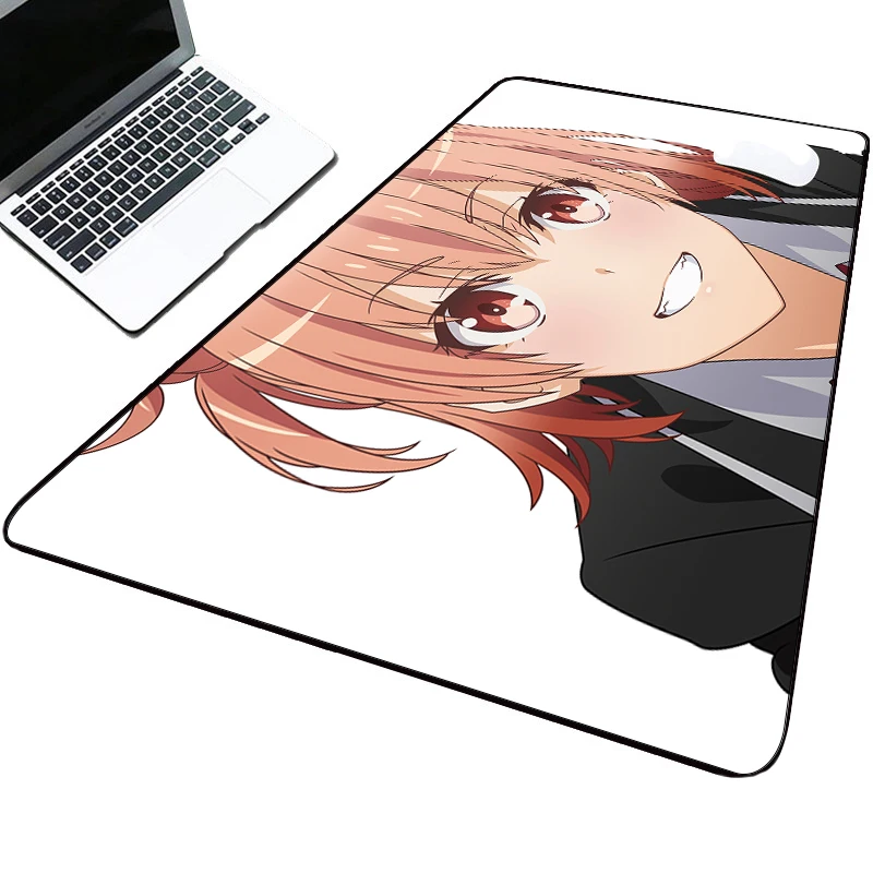 Yui yuigahama oregairu počítač myš blok sexy myš blok oddech blok anime myš rohože hráč rohož 350X600X2MM DIY notebook stolová hora herní