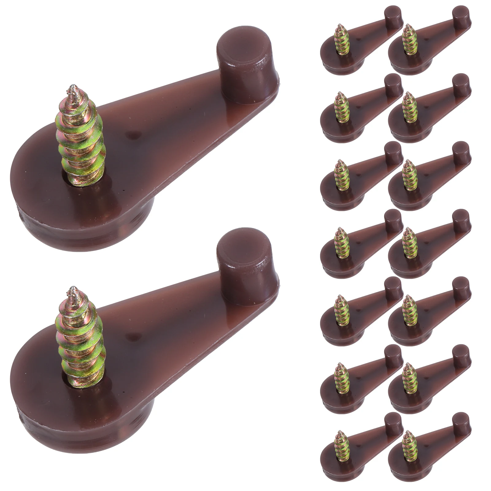 

100Sets Mirror Mounting Clips Glass Plastic Panel Clamp Fixed Mounting Clip Cabinet Panel Glass Door Retainer Mirror Floating