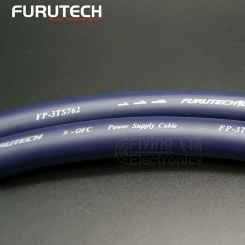 Oryginalny japoński kabel audio HiFi Furutech FP-3TS762, wykonany z miedzi OFC (miedzi wolnej od tlenków), 6-żyłowy kabel do podłączenia zasilania o dużej mocy. — zdjęcie produktu 5