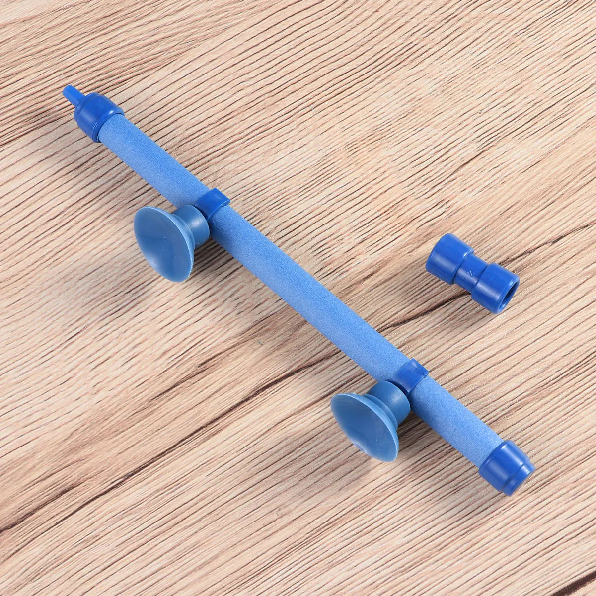 

Blue 7inches Air Stone Tube for Fish Tank Aquarium Evenly Distribute Bubbles Rubber Suction Cups Air
