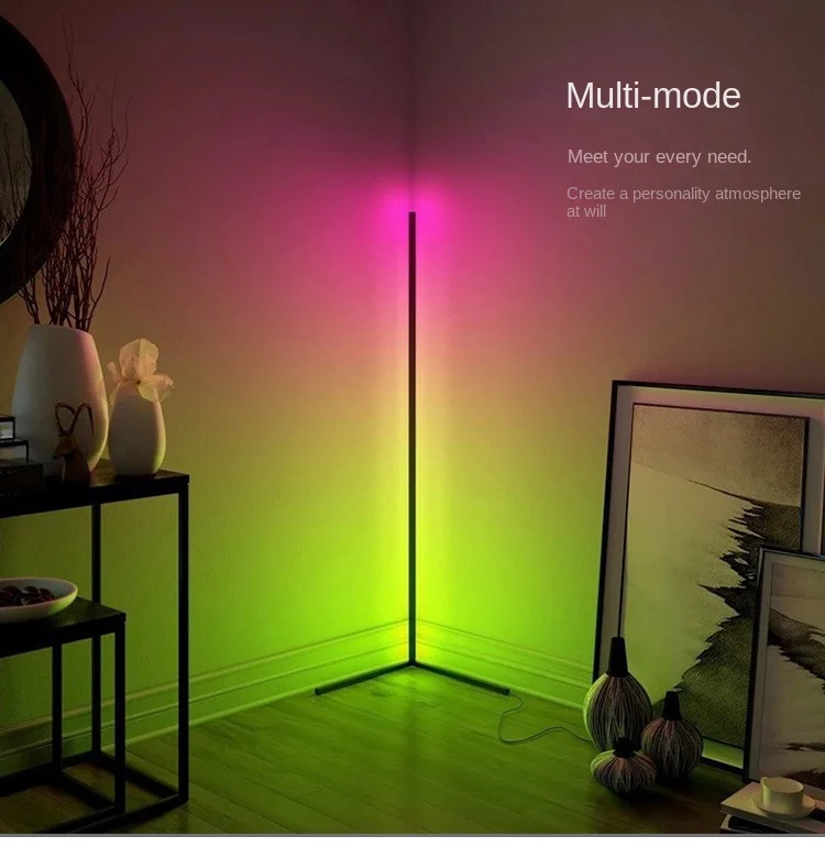 

Tuya Led Floor Light 150Cm Intelligent Application Remote Control Modern Corner Atmosphere Light RGB Colorful