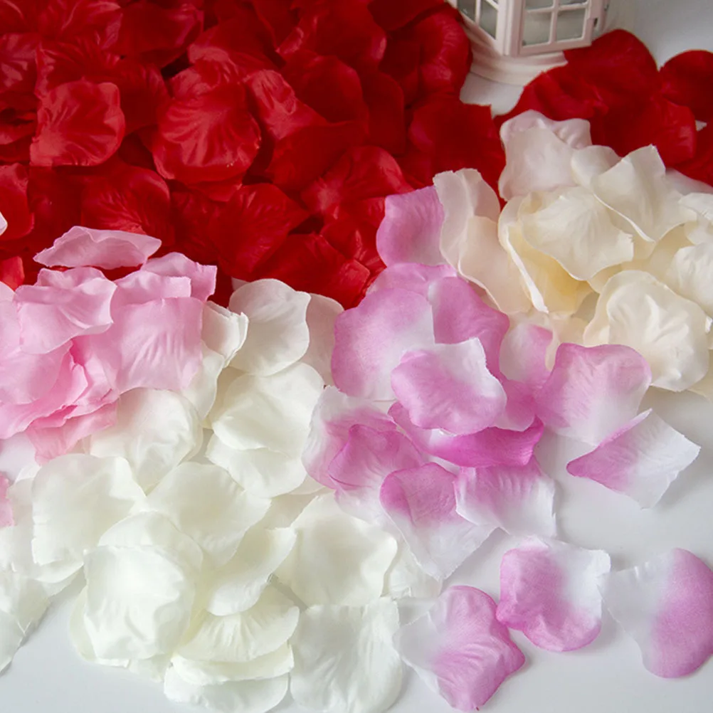 

20 Bags Simulation Rose Petal Artificial Rose Petals Fake Flower Petal Wedding Carpet Decor Romantic Night Party Supplies