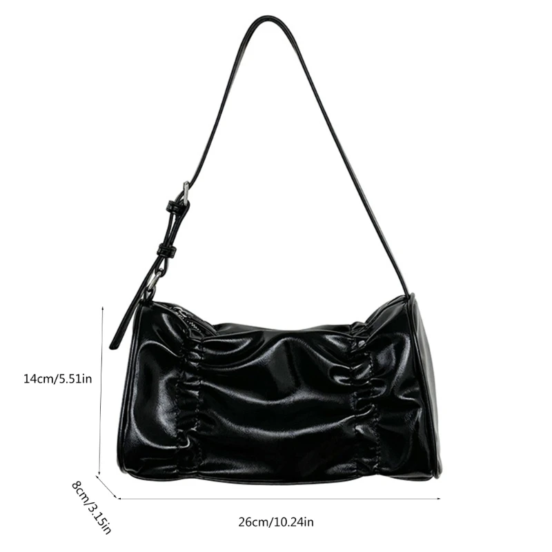 Shoulder Bags for Girl Handbag Underarm Bag Large Capacity Bag Solid Color Bag