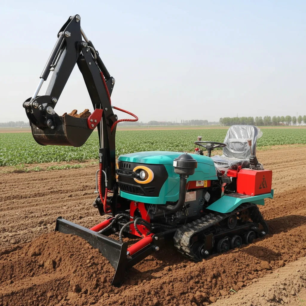 

Mini Crawler Tractor for Agriculture Small Crawler Tractor with Low Fuel Consumption Easy Operation