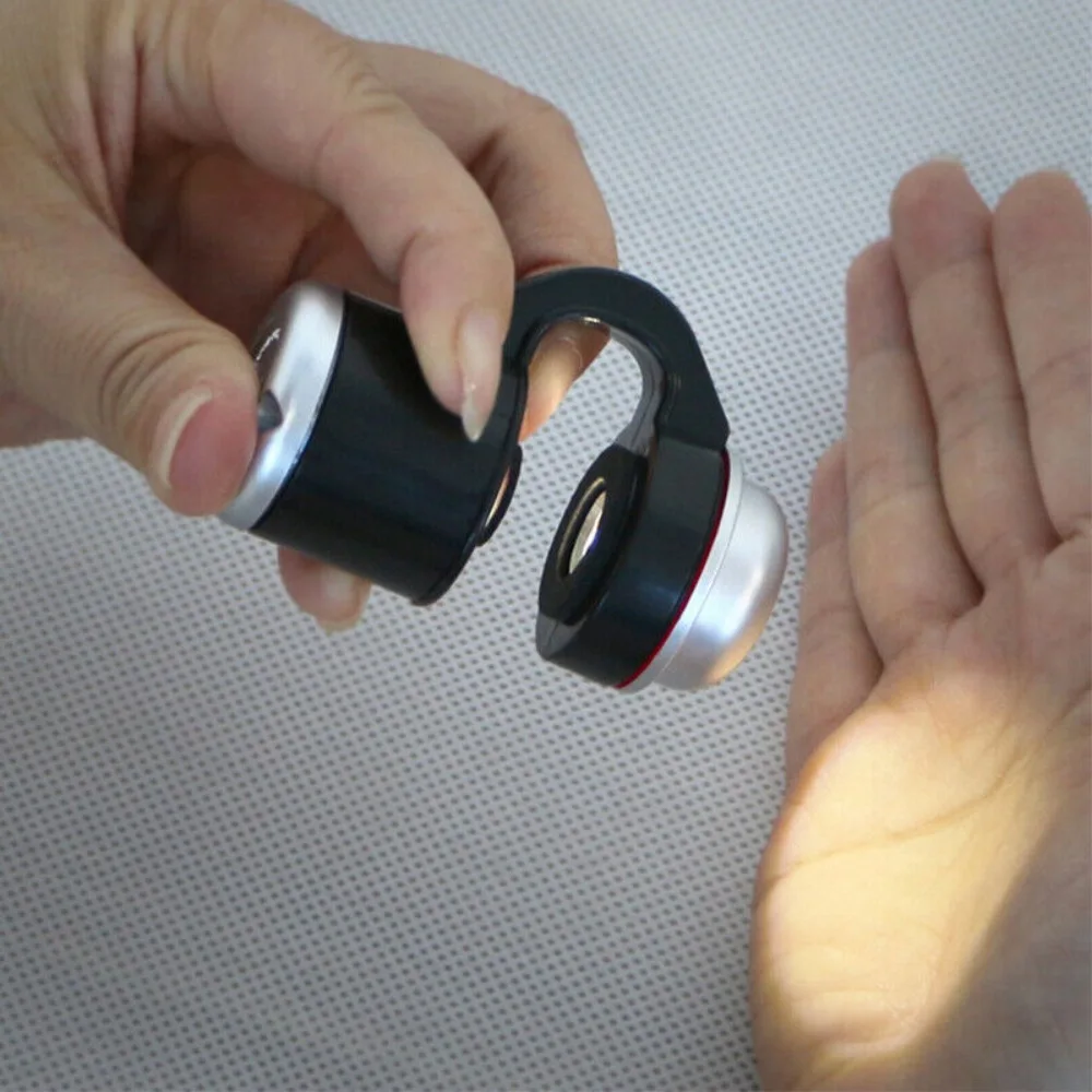 Kaca Pembesar LED Zoom 30X Universal Clip-On Kamera Eksternal Kaca Pembesar Ponsel Mikroskop Ponsel