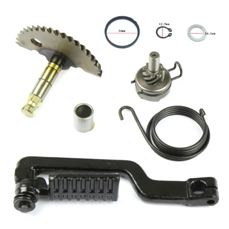 New Motorcycle Starter Lever Shaft Gear Assembly Kit For GY6 49CC 50CC 80CC 100CC Scooter Starter Shaft GY6 80Cc 139QMB-ABQF