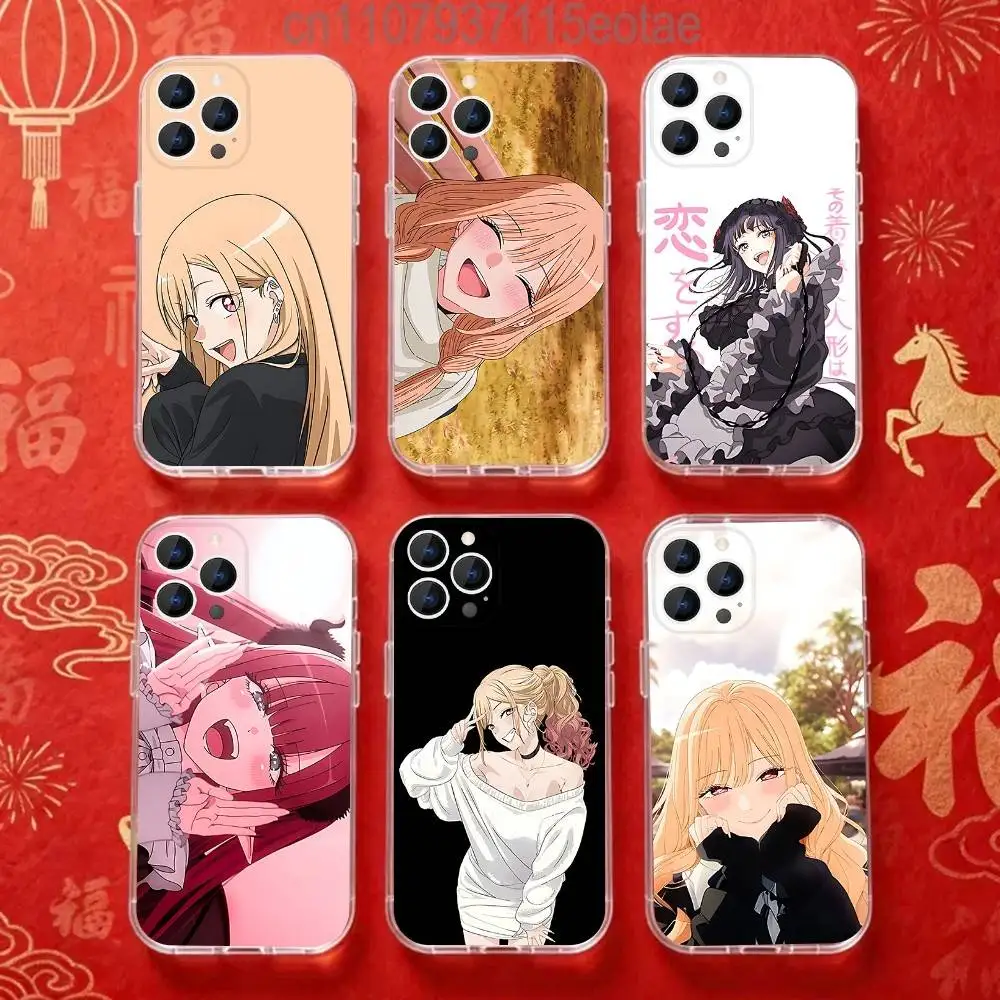 

M-Marin K-Kitagawa Transparent soft case for iPhone 17,16,15,14,13,12,11,Pro,Max,Plus, X,XS,XR,SE4,E Mini