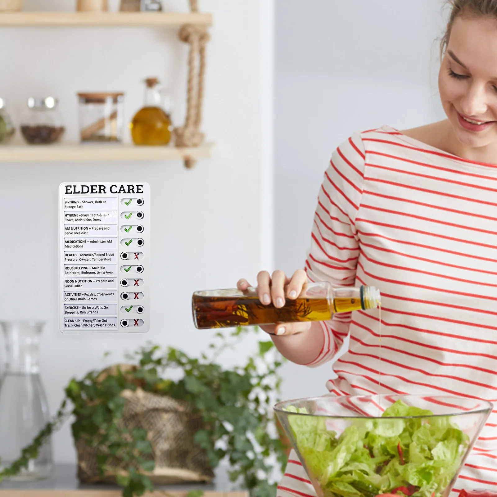 Chores Portable Memo Board Daily Schedule For Kids Chore Chart Memo Checklist Board Detachable Reusable RV Checklist Chore Chart