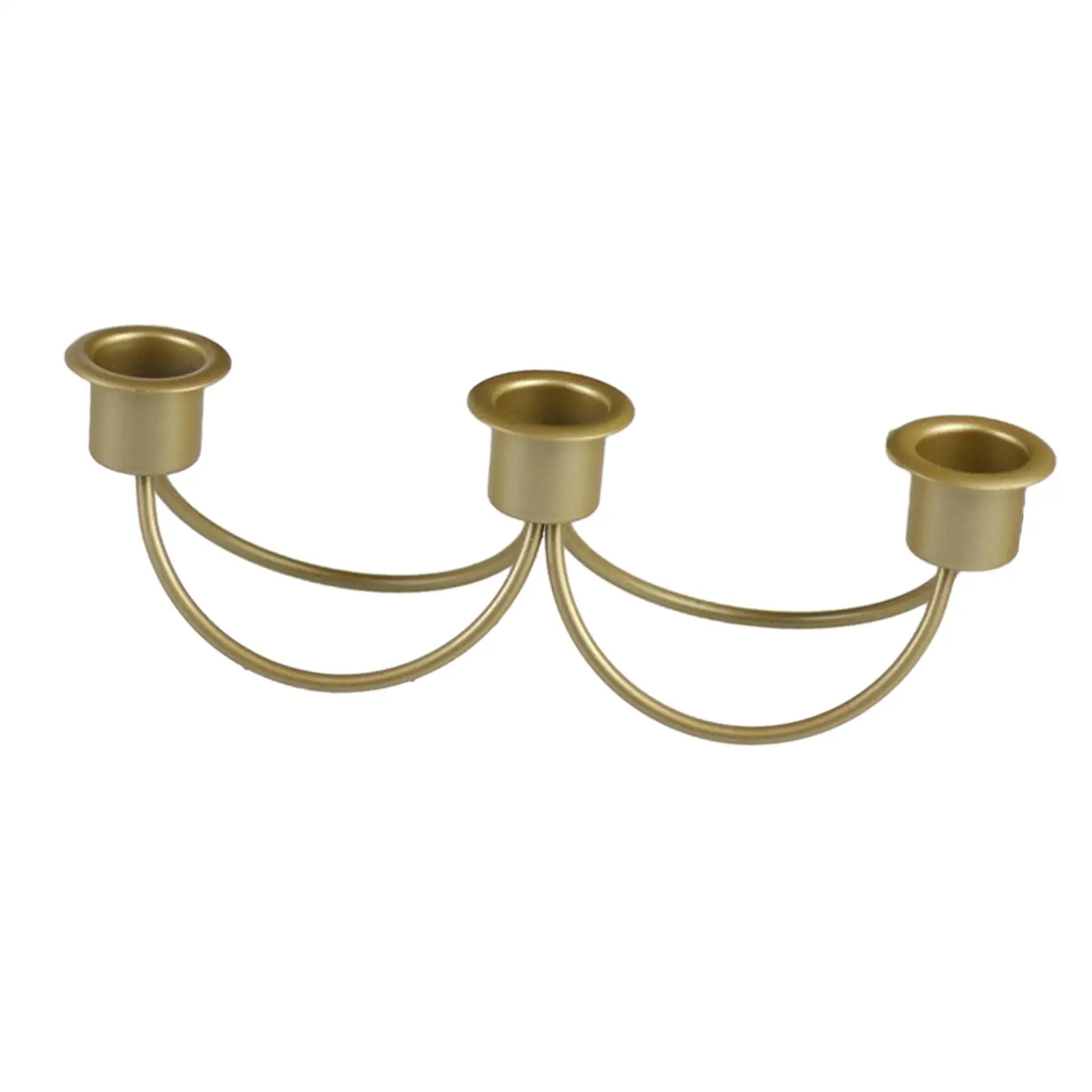 3 Arms Candle Holder, Candle Holders, Metal Candle Stick Candle Stands for Party,