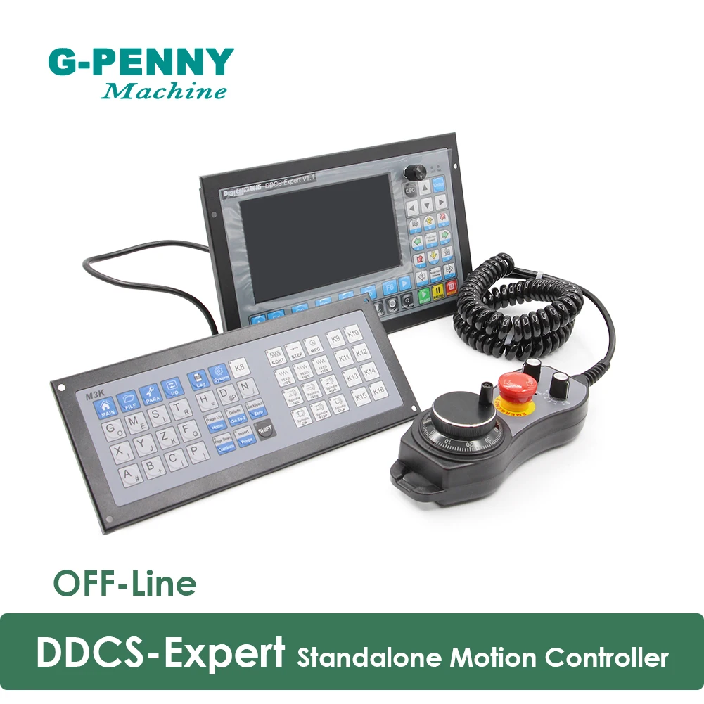 Free shipping! CNC Controller 3/4/5 Axis DDCSE off-line controller off line control card for CNC Router Engraving Machine
