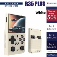 R35 Plus Retro Handheld Video Game Console, Open Source Linux System, 3.5 Inch IPS Screen, Pocket Portable Video Player, 64GB Ga