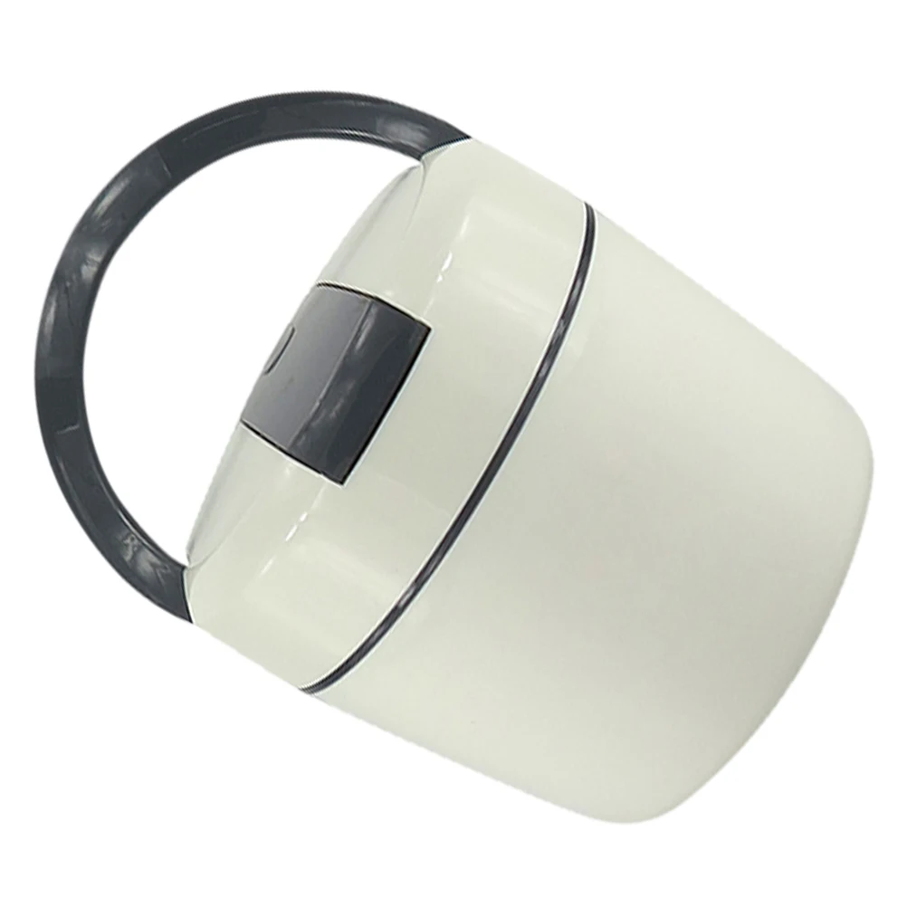 

Double Layer Insulated Lunch Box 1000ML White Microwaveable Food Container Office School Picnic Salad Storage Portable