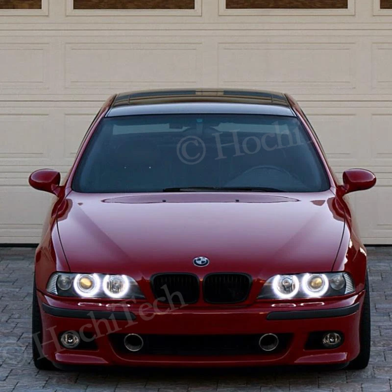 20W LED Angel Eyes Marker Lights Bulbs Error Free For BMW 5 series E39 face-lifted 525i 530i 540i M5 2001 2002 2003