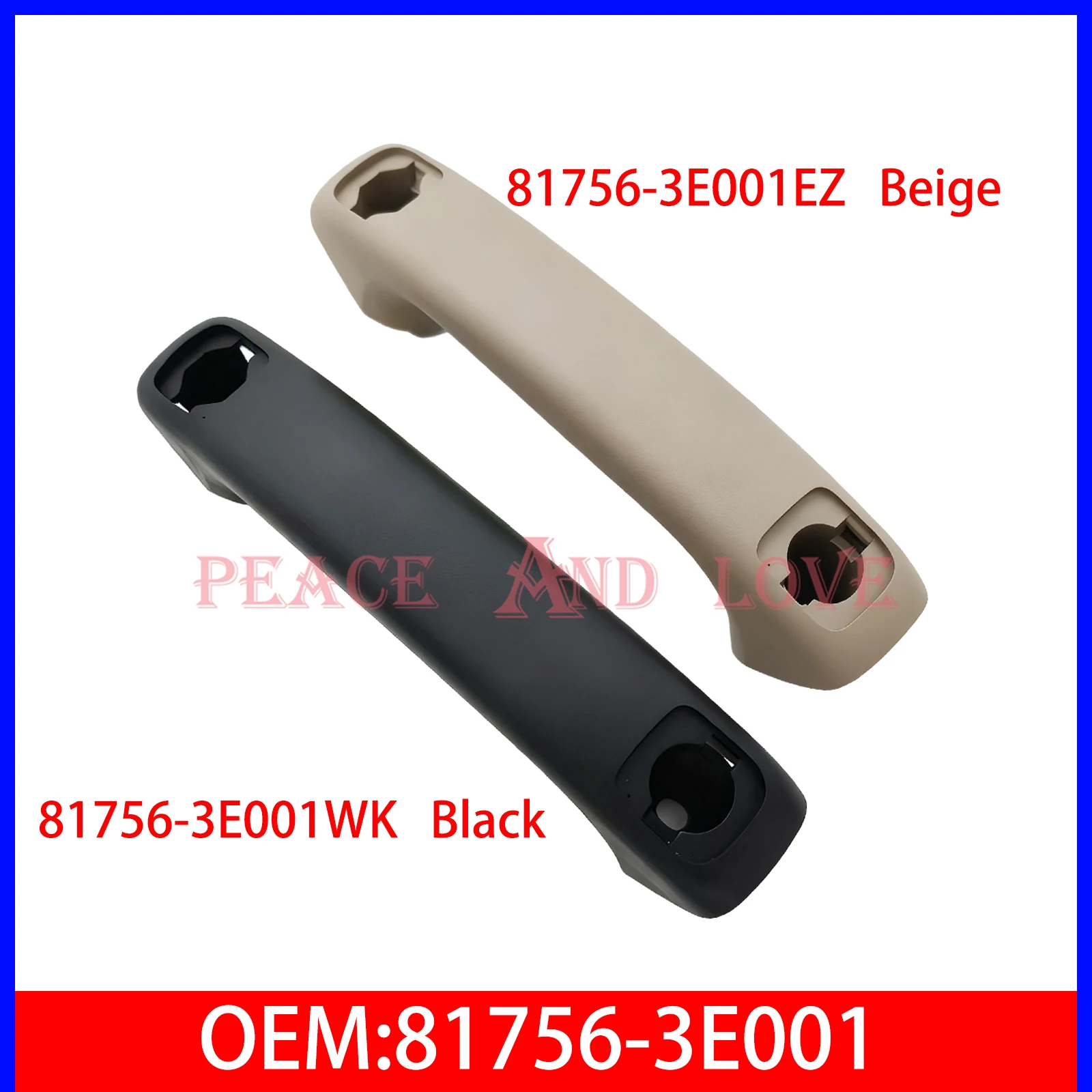 

Черный и бежевый 81756-3E001WK 81756-3E001EZ ручка задней двери в сборе для Kia Sorento Hyundai Santa fe 817563E001