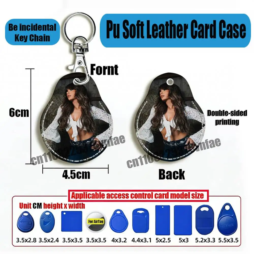 For Ella Langley Hungover Dandelion For AirTag Case Card Sleeve Holder ID Credit Bank Access Keychain For Air Tag Case