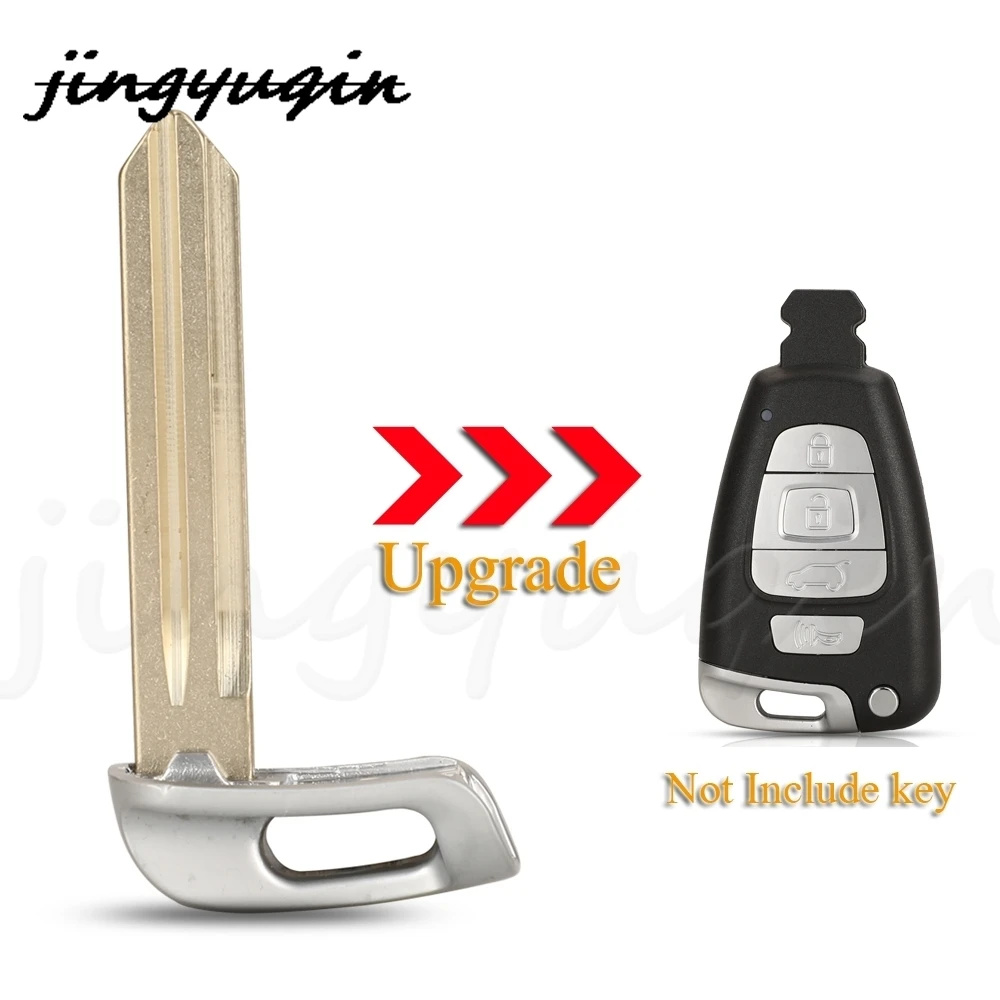 jingyuqin Replacement Remote Car Key Shell Control Cover Case Fob For Hyundai Veracruz  2007-2012 With Uncut HYN14R Balde