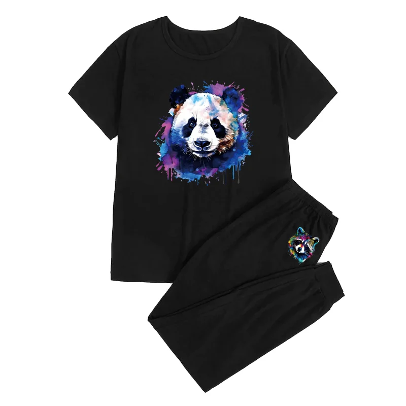 1/6pcs Zebras, Deer, Pandas Animal Heat Sticker On T-shirt DIY Washable Iron On Transfer For Clothing Bag Patch On Clothes