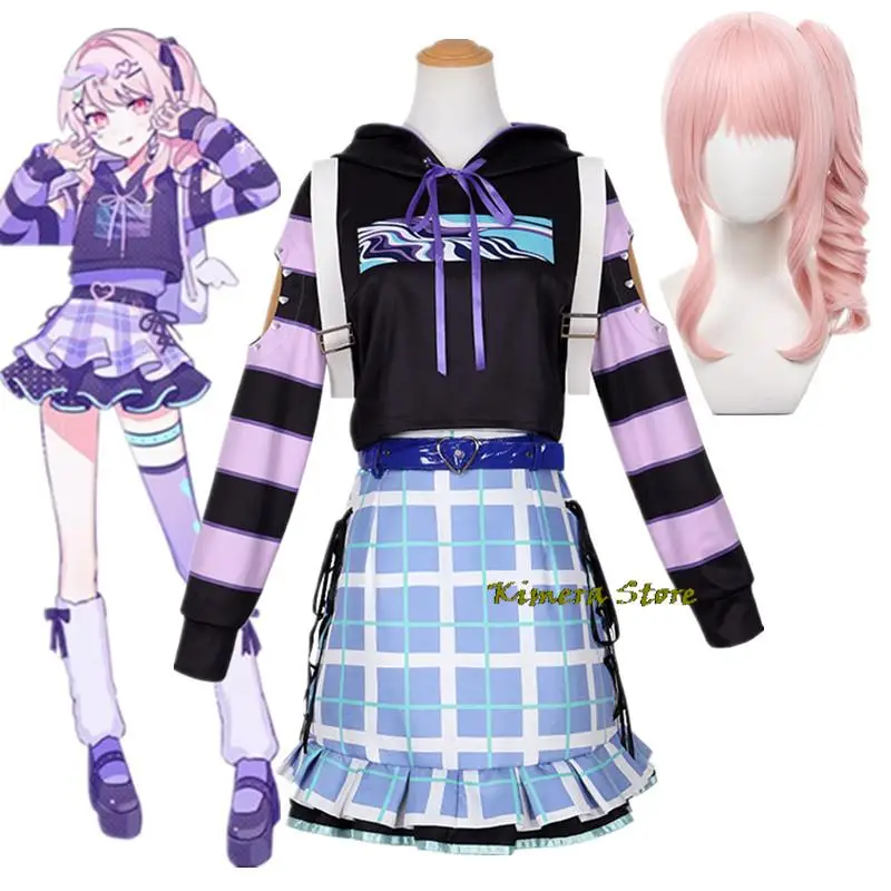 Project Sekai Colorful Stage Cosplay Costumes Asahina Mafuyu Mizuki Yoisaki Kanade Shinonome Ena Anime Girl 25-ji Nightcord 3XL