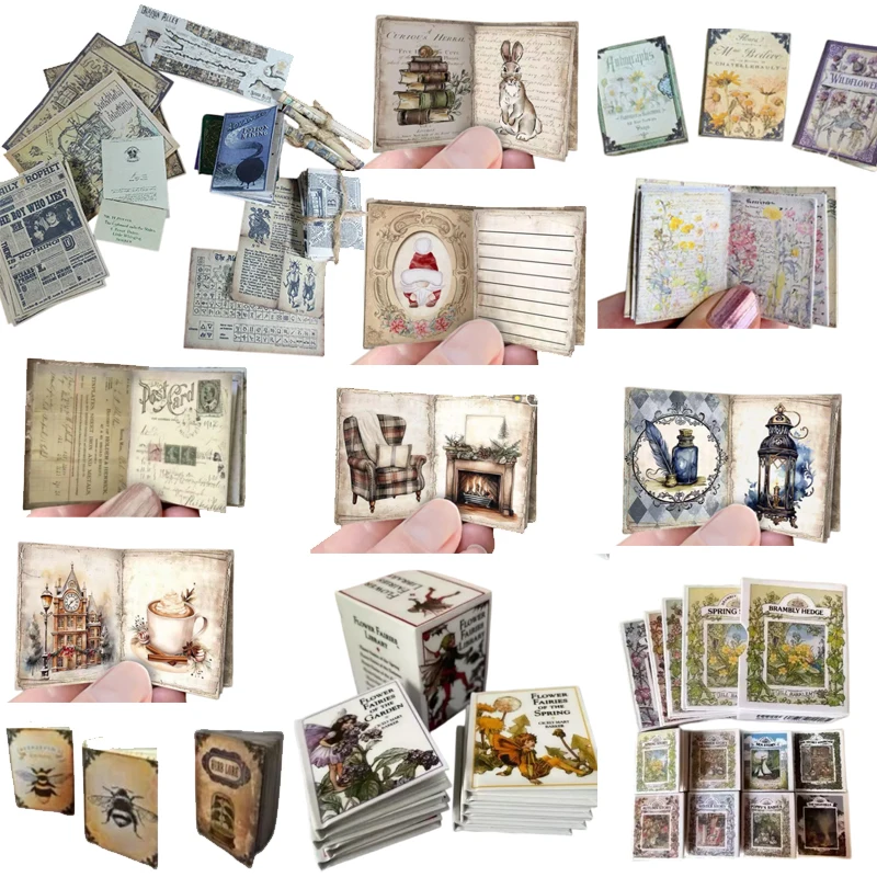 Miniature Dollhouse Album Comic Book Decoration Ob11 Miniature Dollhouse Album Comic Book Decoration