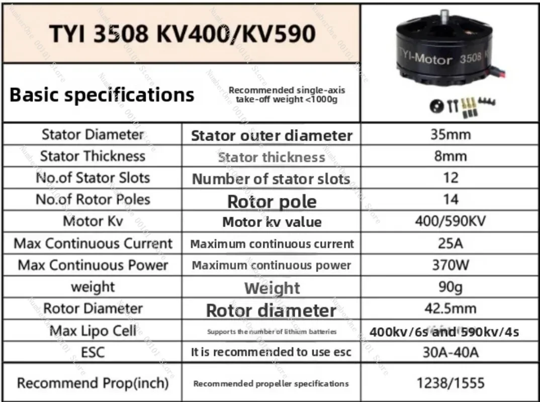 

Новый бесщеточный мотор 3508 (2025 г.), 400KV/590KV для радиоуправляемых самолетов и многоосных моделей