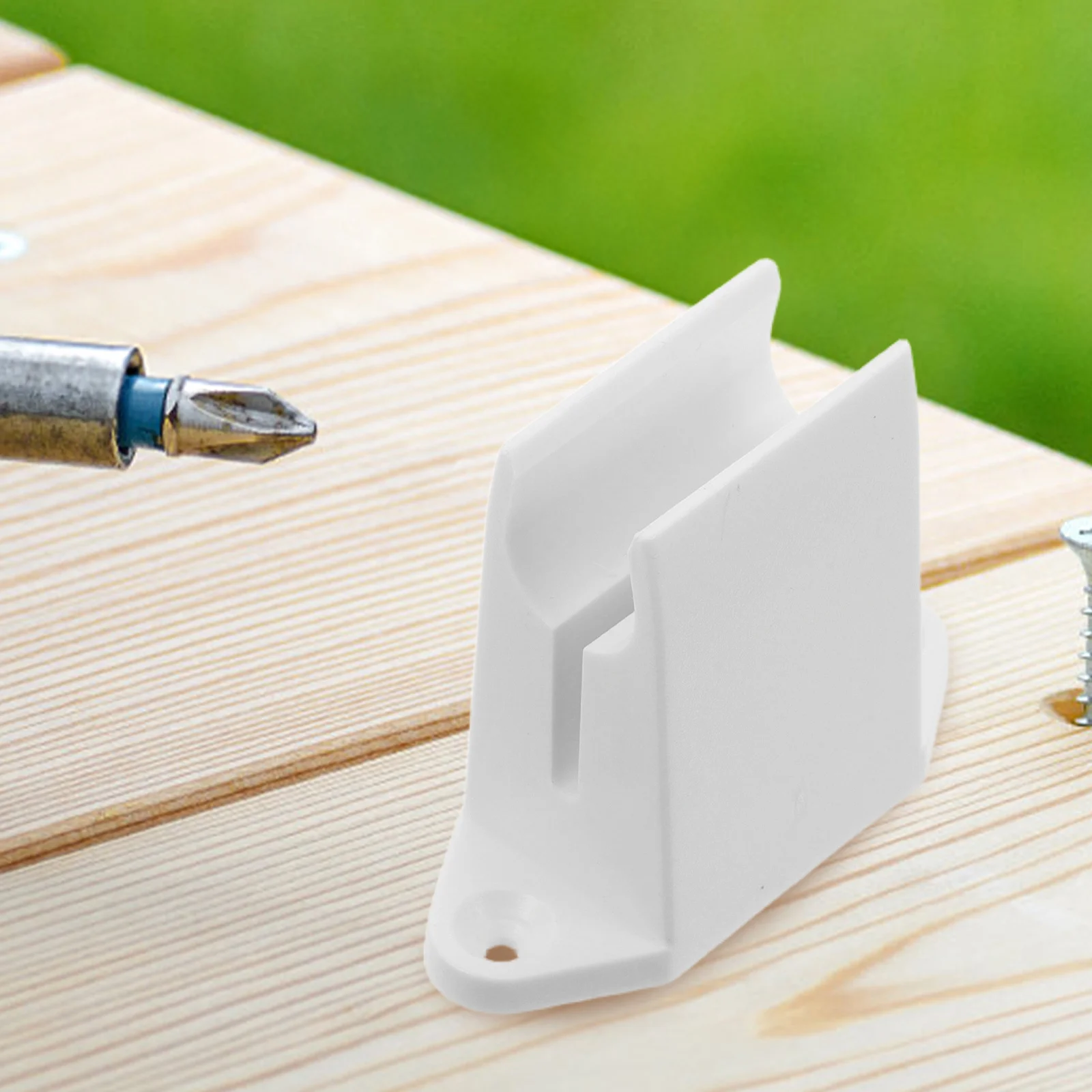 

6pcs Roller Shutter Crank Wall Bracket 13Mm Diameter Pole Plastic Handle Holder Space-Saving Storage Clip For Awning Curtain