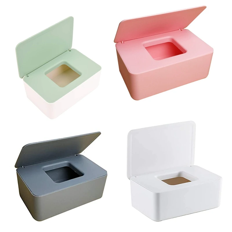 Wet Tissue Box With Moisture-Proof Sealing Cover To Keep The Tissue Fresh, Dustproof Tissue Box, Napkin Box