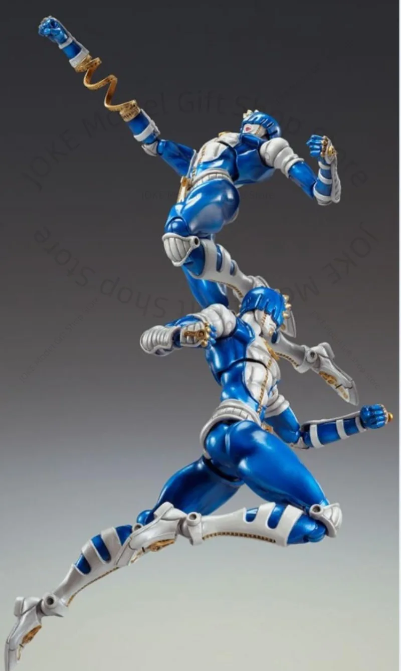 

Original and genuine super-like actionable "JOJO's Bizarre Adventure: Gold Experience" stand-in Sticky Finger actionable doll mo