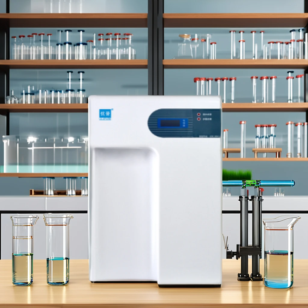 10Lph Fully Automatic Water Filter Purification For Lab Produces 18.2 Megaohm Ultra-Pure Water, With ASTM ISO Standards