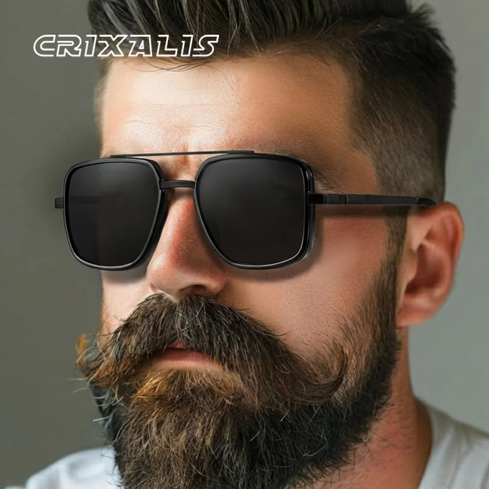CRIXALIS Polarisierte Sonnenbrille Männer Frauen TAC Objektiv TR90 Rahmen Verschiedene Farben zur Auswahl Fahren Radfahren Outdoor Anti-reflektierende UV400