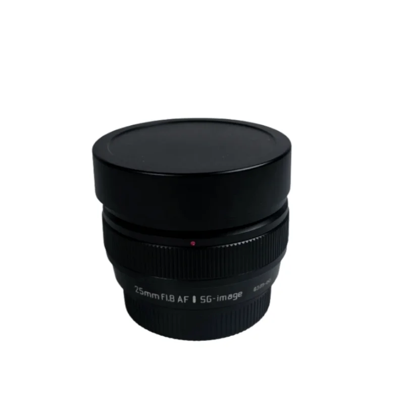 SGimage 25mm F1.8 35mm f2.2 AF レンズ用の金属製キャップ付きメタル