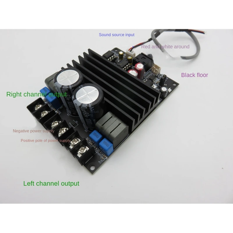 DC19-48V TPA3255 Clase D Audiophile HIFI Placa amplificadora digital 300W + 300W Módulo estéreo de doble canal 2,0 de alta potencia, duradero
