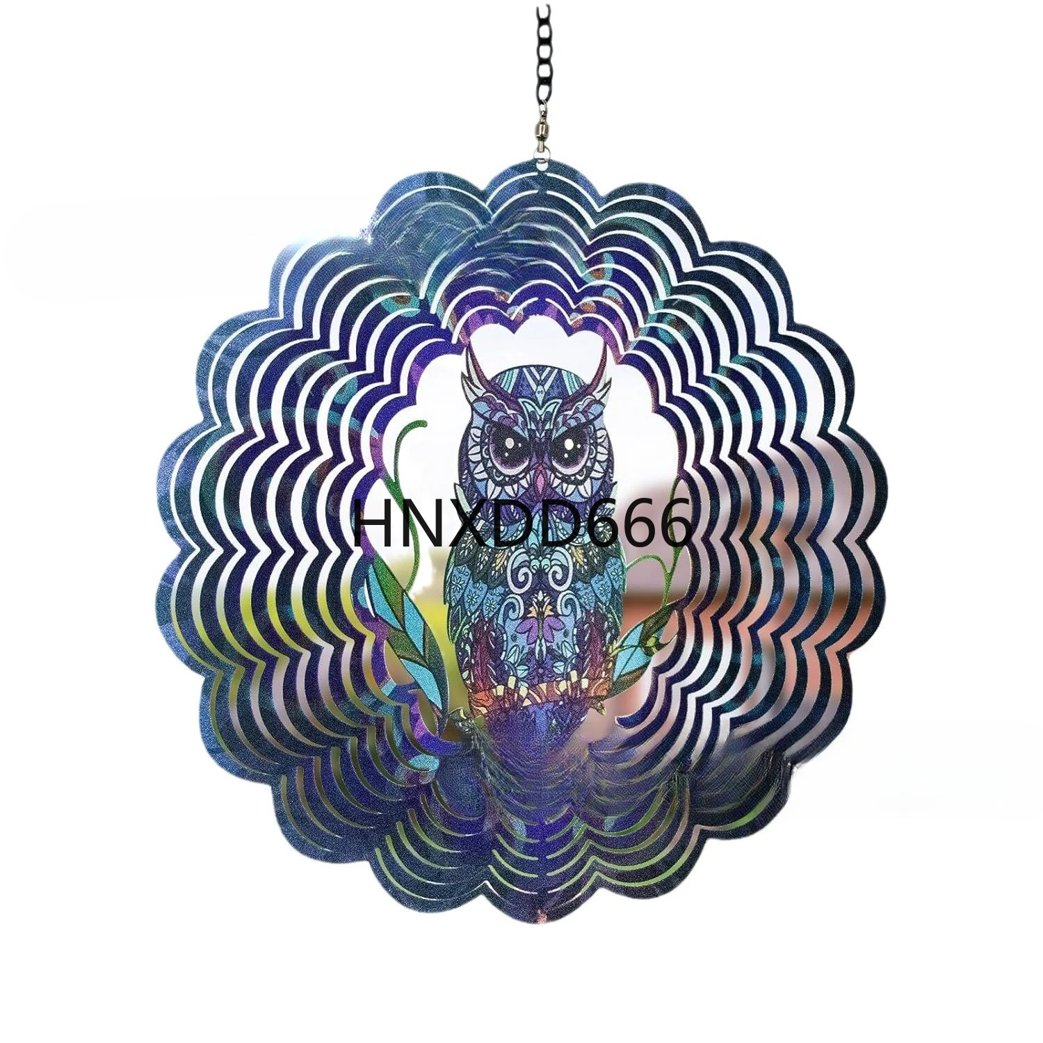 

Металлический колокольчик, вращающийся ветер, 3D динамический вращающийся колокольчик, украшение для дома, подвесное украшение из нержавеющей стали