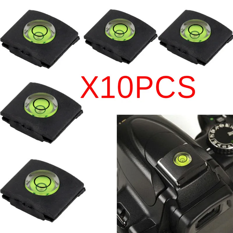 10 PCS Protect Hot Shoe Bubble Spirit Level Cover Cap For Canon Nikon Pentax DSLR Camera